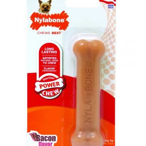 pw nylabone power chew bacon blister juguete resistencia sabor tocino talla s
